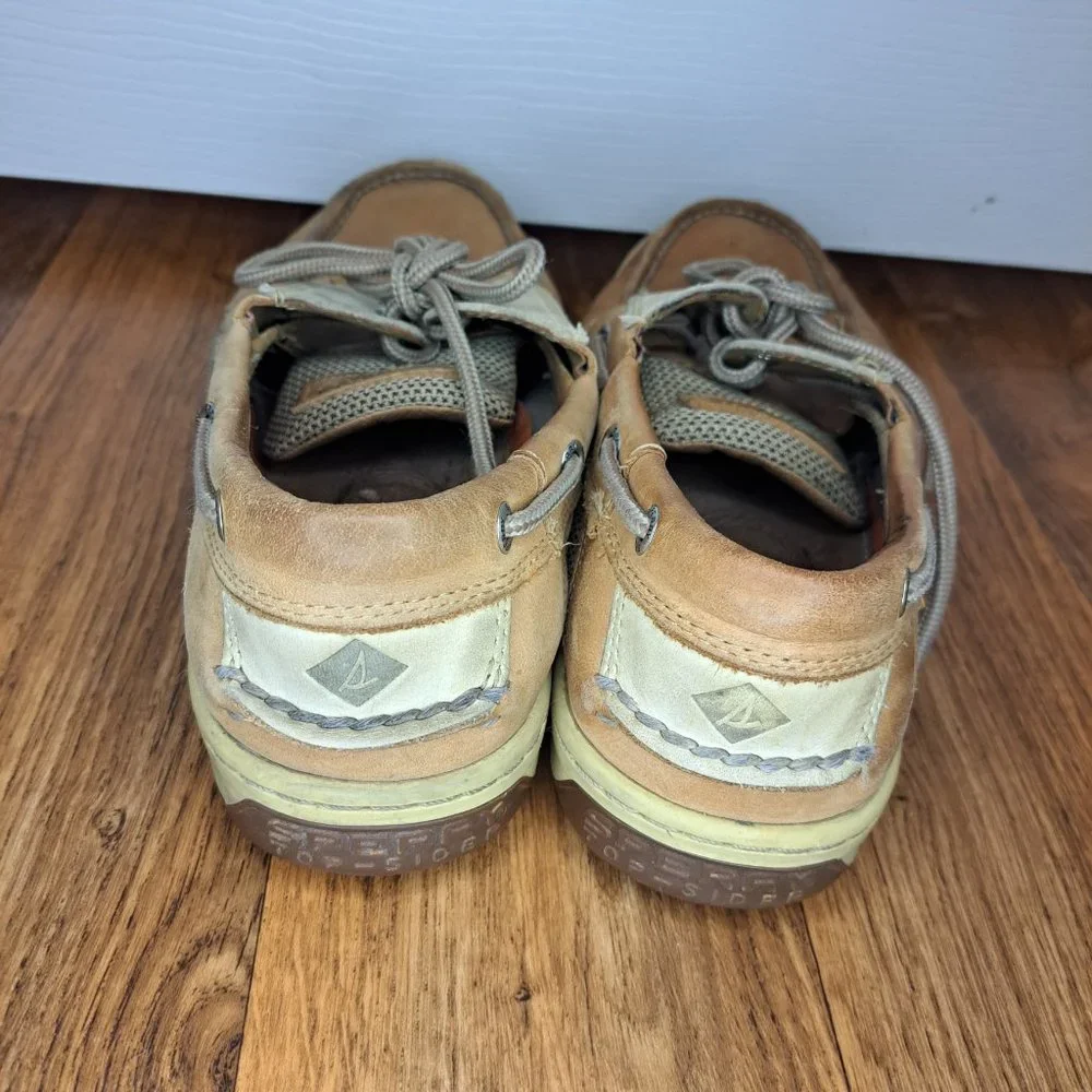Sperry Top Siders Boat Shoes Tan Size 8